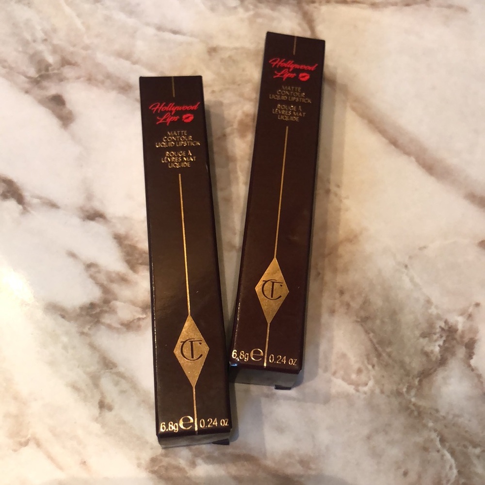 2 PACK!! NIB Charlotte Tilbury Hollywood Lips Rising Star